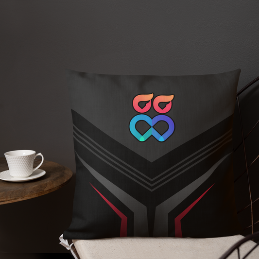 Premium-Kissen - Geometric Black