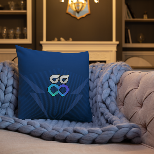Premium Pillow - Blue Stripes